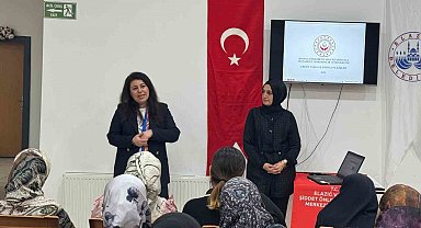 Elazığ'da kadına yönelik şiddetle mücadele eğitimi