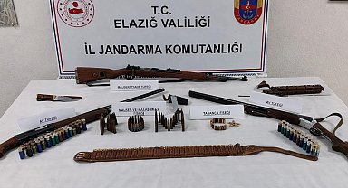 Elazığ'da silah operasyonu