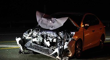 Elazığ'da yaşanan kazada 3 kişi yaralandı: O anlar kamerada