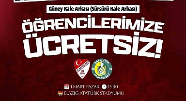 Elazığspor'dan 17 Yaş altı taraftarlara ücretsiz bilet