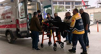 Elektrik akımına kapılan işçi 2'nci kattan düştü