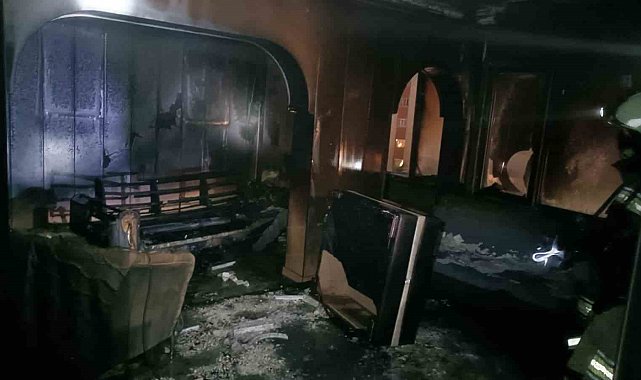 Elektrikli soba evi küle çevirdi