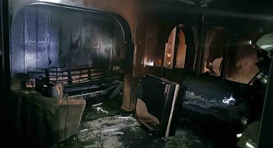 Elektrikli soba evi küle çevirdi