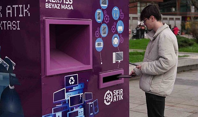 Elektronik atıklar çöpe değil, atık kumbarasına