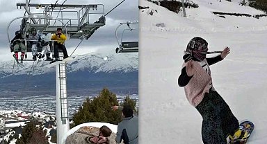 Ergan Kayak Merkezi'nde eğlenceli anlar