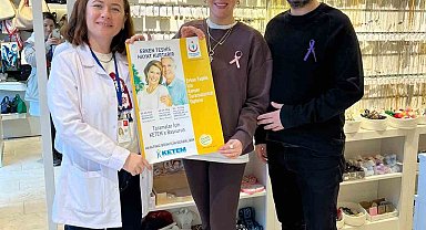 Erken tanı hayat kurtarır mottosu esnaflara anlatıldı