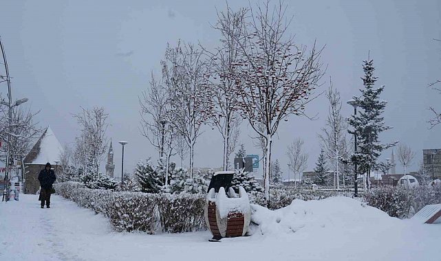 Erzurum, Erzincan ve Bayburt için kar uyarısı