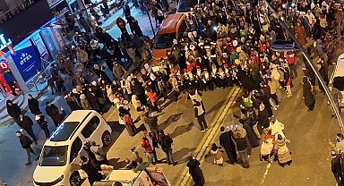 Erzurum'da Ramazan'a fener alaylı karşılama