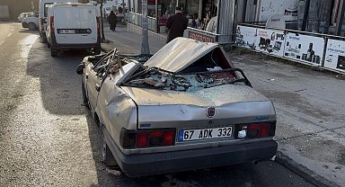 Esenyurt'ta mahalleli fırtınayı anlattı; "Toz duman içerisinde kaldık"