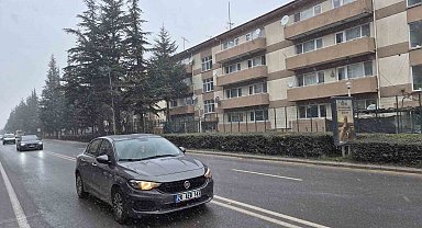 Eskişehir'e kar geri döndü