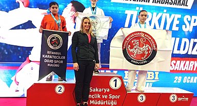 Eskişehirli sporcu Türkiye şampiyonluğu kürsüsünde