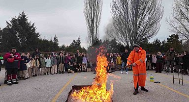 ESOGÜ'den ilkokullara uygulamalı afet bilinci eğitimi