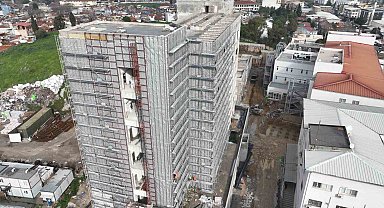 Eşrefpaşa Hastanesi'nin yeni binasında sona doğru