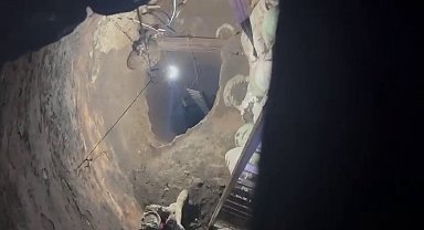 Evinin bahçesinde define arayan şahıs, 40 metre derinlik ve 3 metre genişlikte kuyu açtı