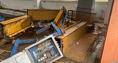 Faal olmayan Su Temin Projesi Tesisine girip 6 milyon liralık malzeme çaldılar