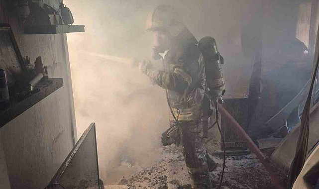 Fethiye'de ev yangını