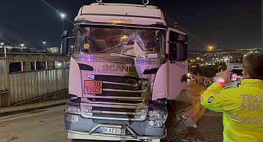 Freni boşalan tanker zincirleme kazaya sebep oldu: 1 yaralı