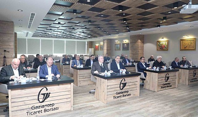 Gaziantep Ticaret Borsası Şubat Ayı Olağan Meclis Toplantısı gerçekleştirildi
