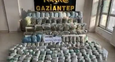 Gaziantep'te 121 kilo skunk ele geçirildi: 1 şahıs tutuklandı