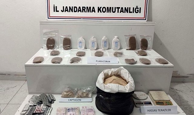 Gaziantep'te 22 kilo reçine esrar ele geçirildi: 2 şahıs tutuklandı
