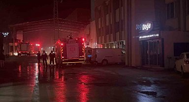 Gaziantep'te makarna fabrikasında yangın