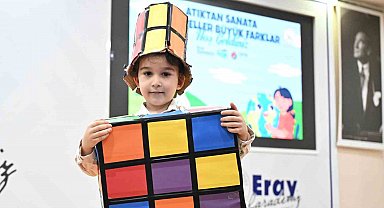 Gaziosmanpaşa'da Sıfır Atık projesi: Elbise, çanta, müzik aleti yaptılar