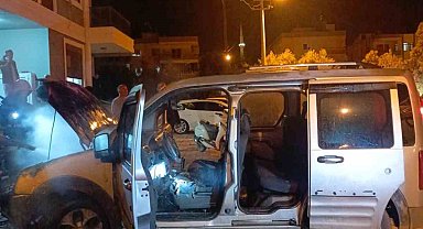 Gazipaşa'da araç yangını