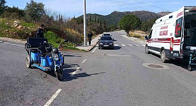 Gazipaşa'da elektrikli bisiklet kazası: 2 yaralı