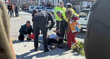 Gazipaşa'da otomobil ile motosiklet çarpıştı: 1 yaralı