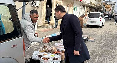Gercüş Kaymakamı Öztaş, pazar esnafı bile bir araya geldi
