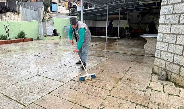 Germencik'te camiler Ramazan'a hazırlanıyor