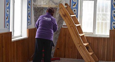 Germencik'te Ramazan ayı öncesi camiler temizlendi