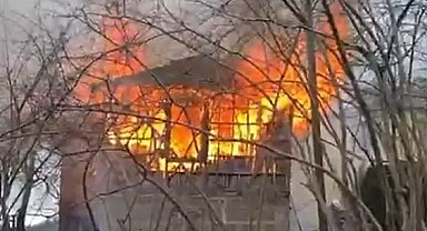 Giresun'da köy evinde çıkan yangında bir kişi hayatını kaybetti