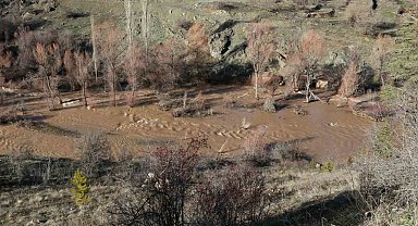 Göksu nehri taştı, tarım arazileri sular altında kaldı