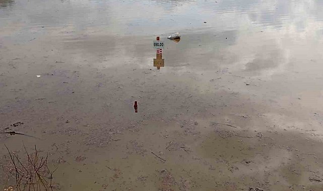 Göletler son yağışlarla doldu