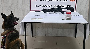 Gümüşhane'de jandarmadan uyuşturucu ve ruhsatsız silah operasyonu
