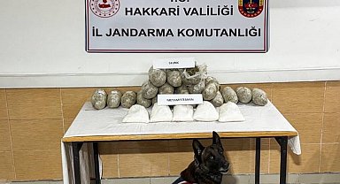 Hakkari'de 22 kilo uyuşturucu ele geçirildi