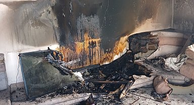 Hakkari'de ev yangını