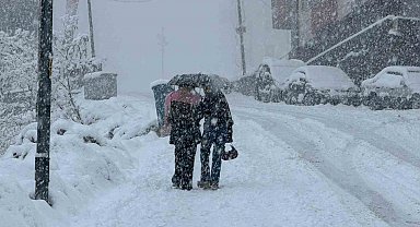 Hakkâri'de kar 20 köy ve 38 mezra yolu ulaşıma kapandı