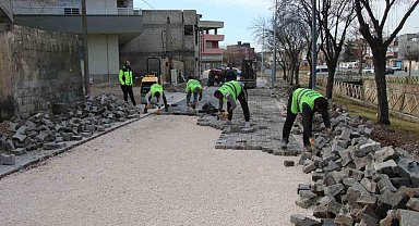 Haliliye'de üstyapı çalışmaları hız kesmeden sürüyor