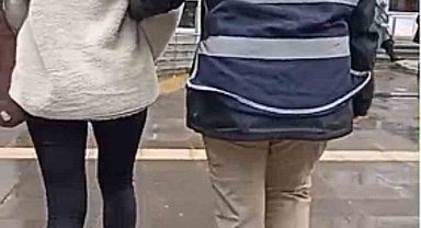 Hapis cezasıyla aranan kadın hırsız Defne'de yakalandı