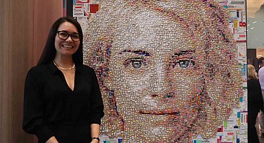 Hastane atıklarından doğan portreler Memorial Göztepe'de ikinci kez hayat buluyor