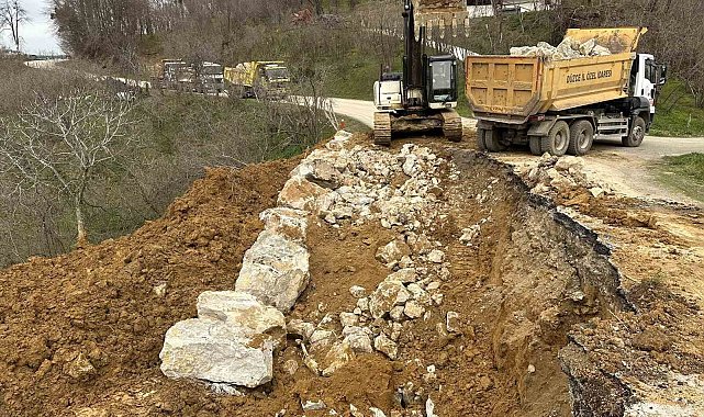 Heyelan bölgelerine anında müdahale