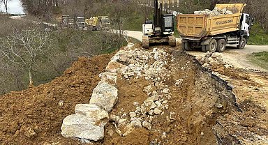 Heyelan bölgelerine anında müdahale