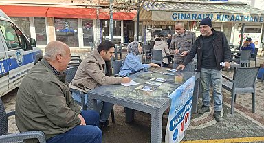 Hisarcık'ta 9 Şubat Sigarayı Bırakma Günü'ne özel farkındalık standı