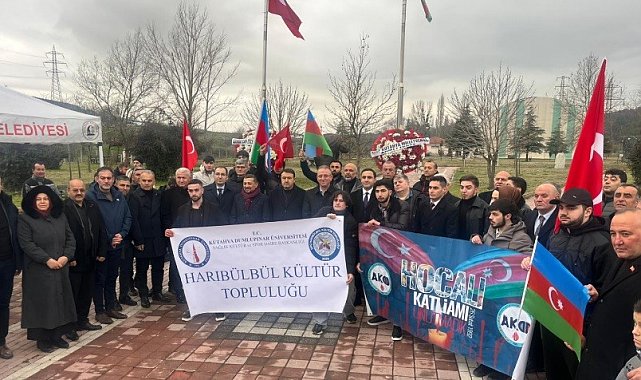 Hocalı şehitleri için Tunçbilek'te anma programı