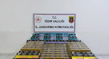 Iğdır İl Jandarma Komutanlığı'ndan kaçak elektronik sigara operasyonu