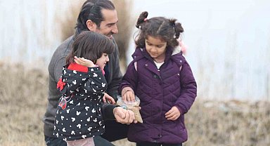 Iğdır'da kuşlar için yemleme ve gözlem etkinliği