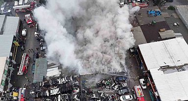 İkitelli Atatürk Sanayi Sitesi'nde yangın