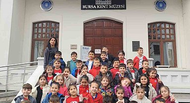 İlkokul öğrencileri, Kent Müzesi'nde tarihe yolculuk yaptı